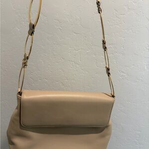Gucci Cream Leather Shoulder Bag